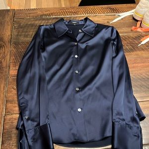Theory silk blouse